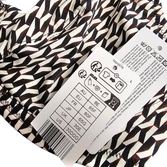 Fantasie Halter Underwire Bikini Set, Med Coverage, Size 30DDD / Small Bottom - Picture 4 of 7